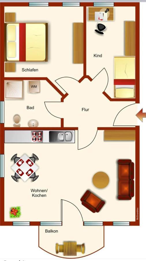 Ferienwohnung Rieke Norddeich  Esterno foto